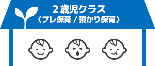 2歳児クラス〈プレ保育／預かり保育〉