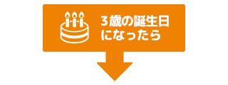 3歳の誕生日になったら